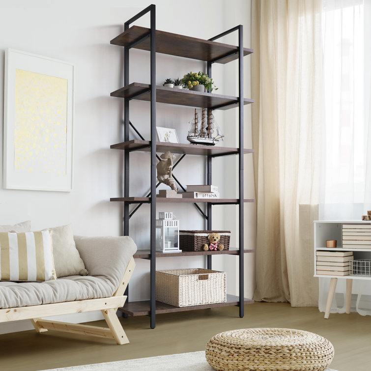 Trent Austin Design® Menchaca Steel Etagere Bookcase & Reviews Wayfair